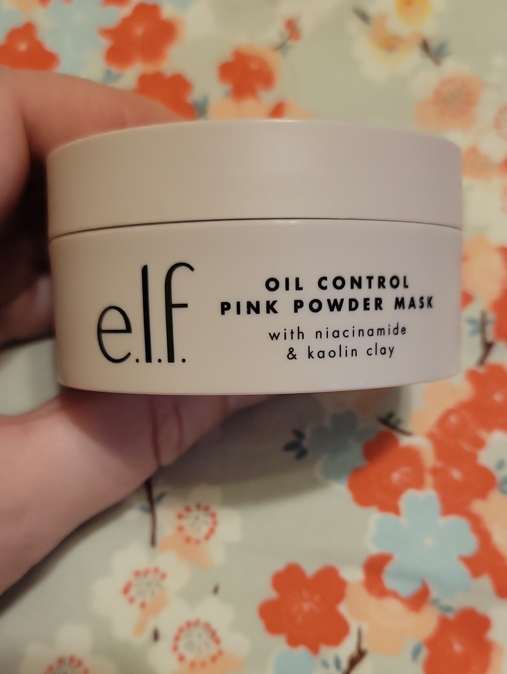 e.l.f. Oil Control Pink Powder Mask - Pale Pink Jar